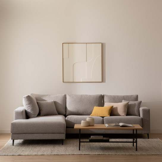 Kenay Home Sofá Chaise Izquierda Perla