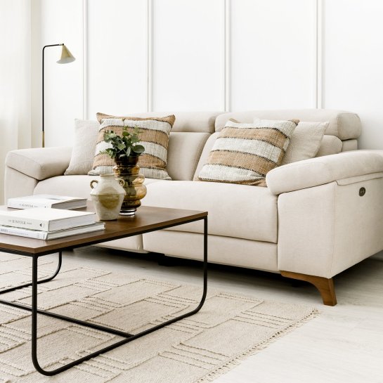 Kenay Home Sofá Eléctrico 3 Plazas Personalizable