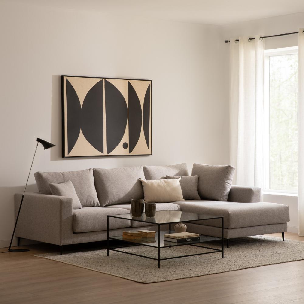 kenay home Sofá perla chaise derecha