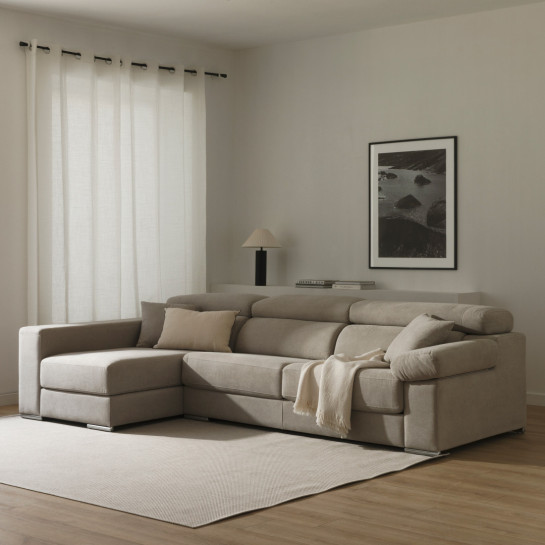 Kenay Home Sofá Perla Chaise Izquierda