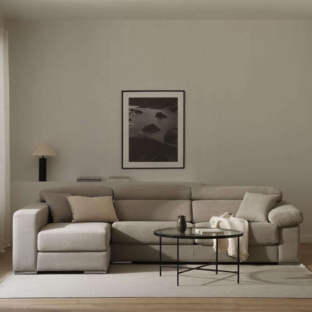 kenay home Sofá perla chaise izquierda