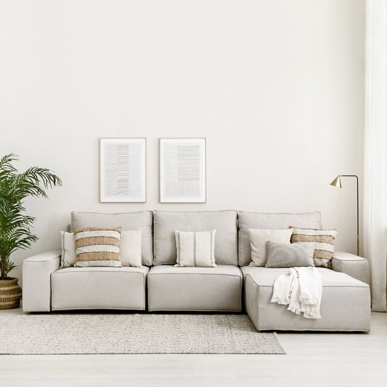 Kenay Home Sofá + Puf Personalizable