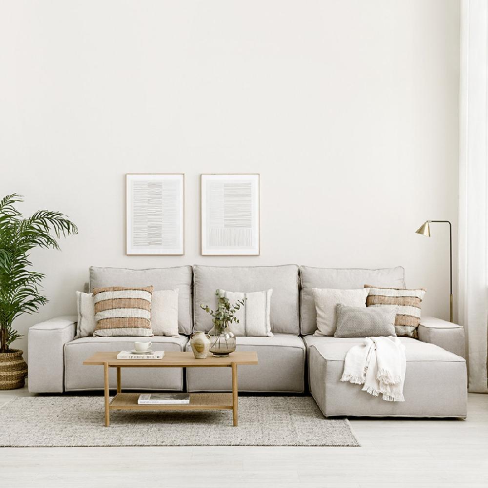 kenay home Sofá + puf personalizable