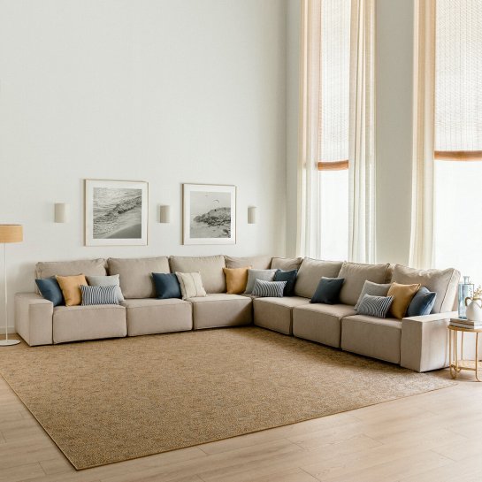 Kenay Home Sofá Rinconera 7 Plazas Personalizable