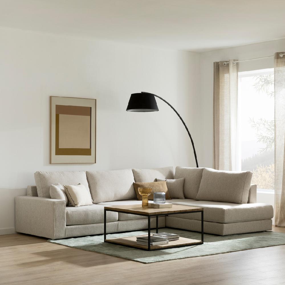 kenay home Sofá rinconera derecha beige