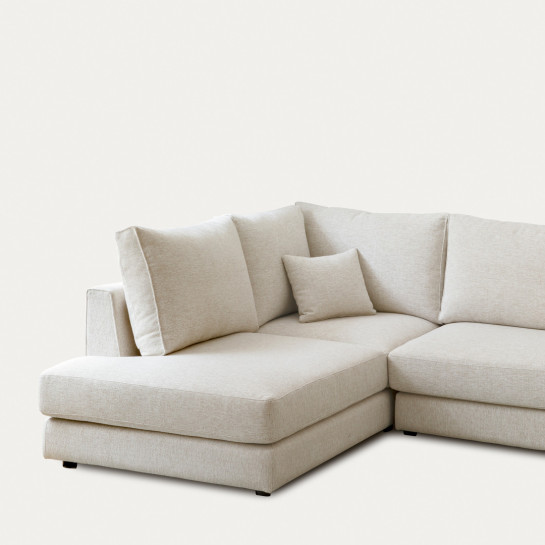 Kenay Home Sofá Rinconera Izquierda Beige