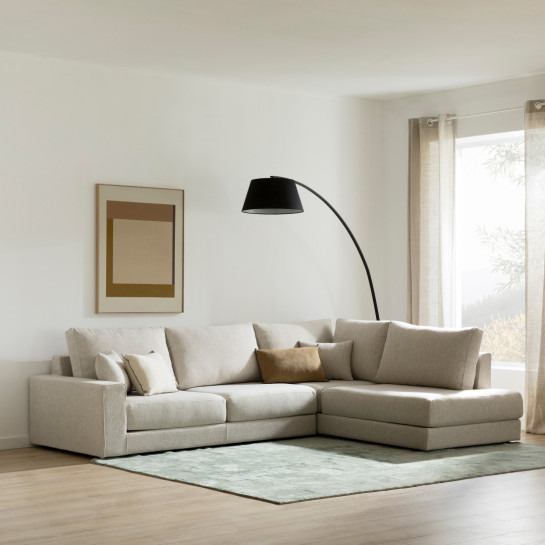 Kenay Home Sofá Rinconera Izquierda Beige