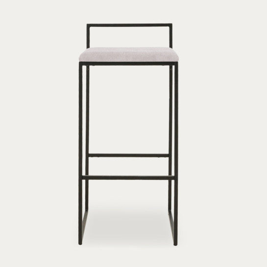 Kenay Home Taburete Tapizado Beige