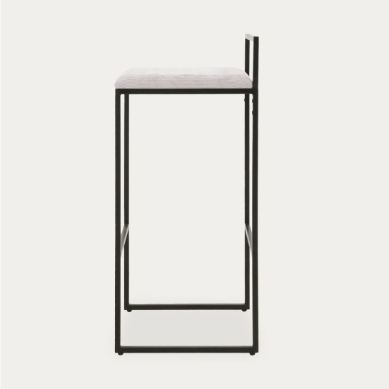 Kenay Home Taburete Tapizado Beige