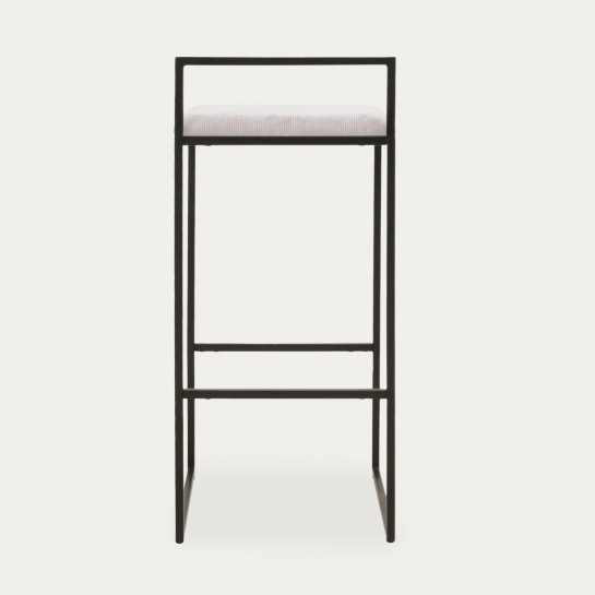 Kenay Home Taburete Tapizado Beige