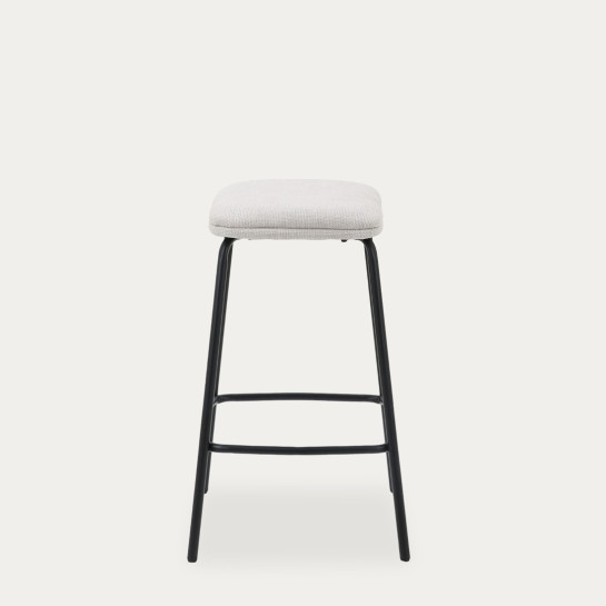 Kenay Home Taburete Tapizado Beige