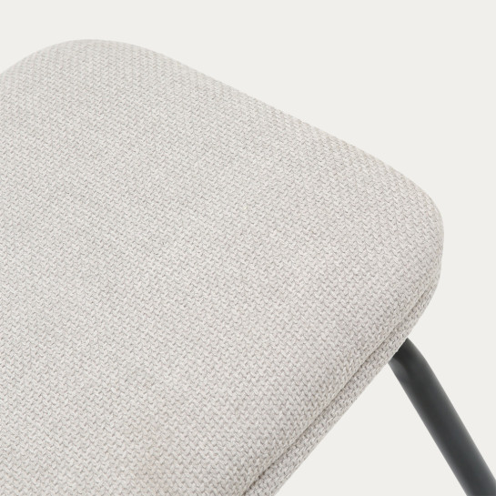 Kenay Home Taburete Tapizado Beige