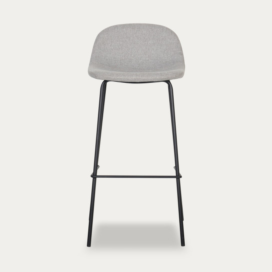 Kenay Home Taburete Tapizado Gris