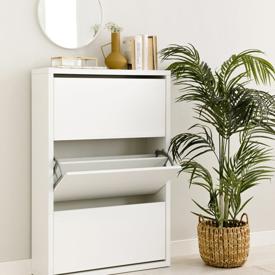 Kenay Home Zapatero Blanco Personalizable