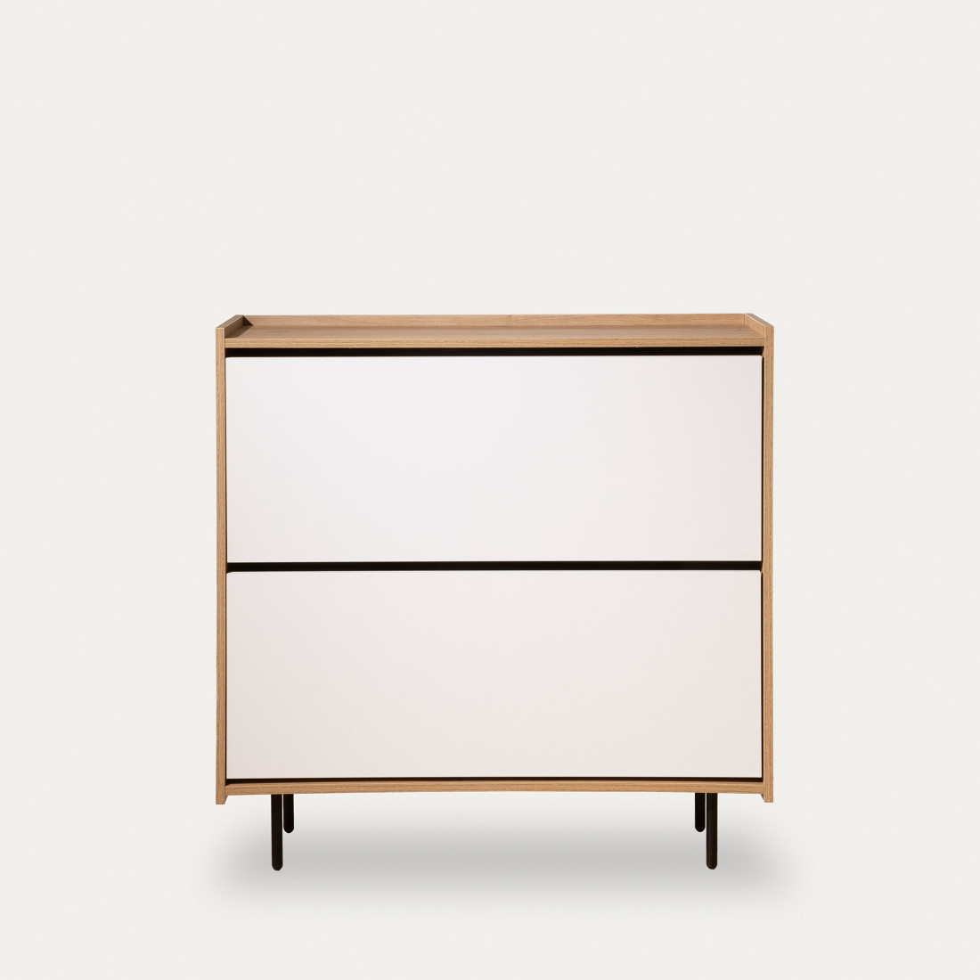 kenay home Zapatero blanco y natural