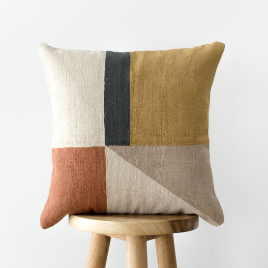 Kenay Home Pack 2 Cojines Natural-mostaza-terracota