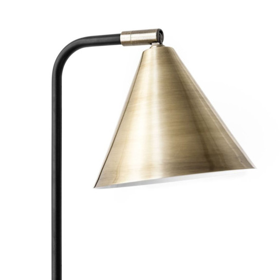 Kenay Home Pack 2 Lámparas De Sobremesa Negro-dorado