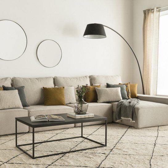 Kenay Home Sofá 3 Plazas + Chaise Grande Personalizable