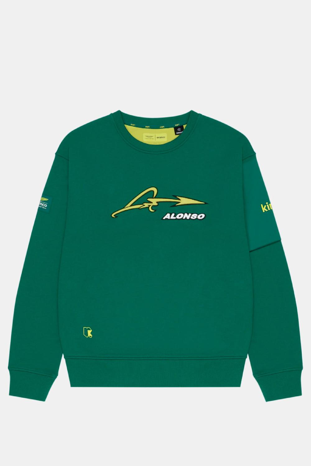 Kimoa Aston Martin F1 Team X Kimoa 3D Embroidery Sweat Green