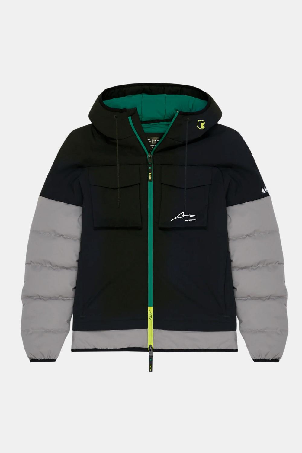 Kimoa Aston Martin F1 Team X Kimoa Bicolor Puffy Patch Pockets Jacket