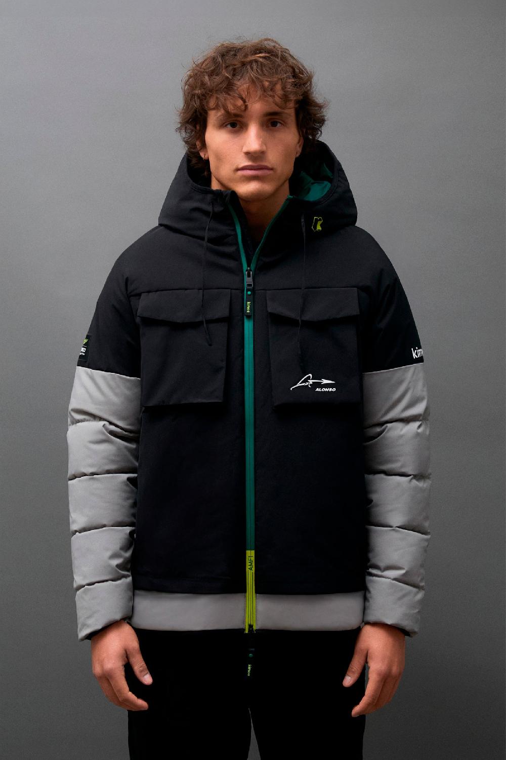 kimoa Aston Martin F1 Team x Kimoa Bicolor Puffy Patch Pockets Jacket