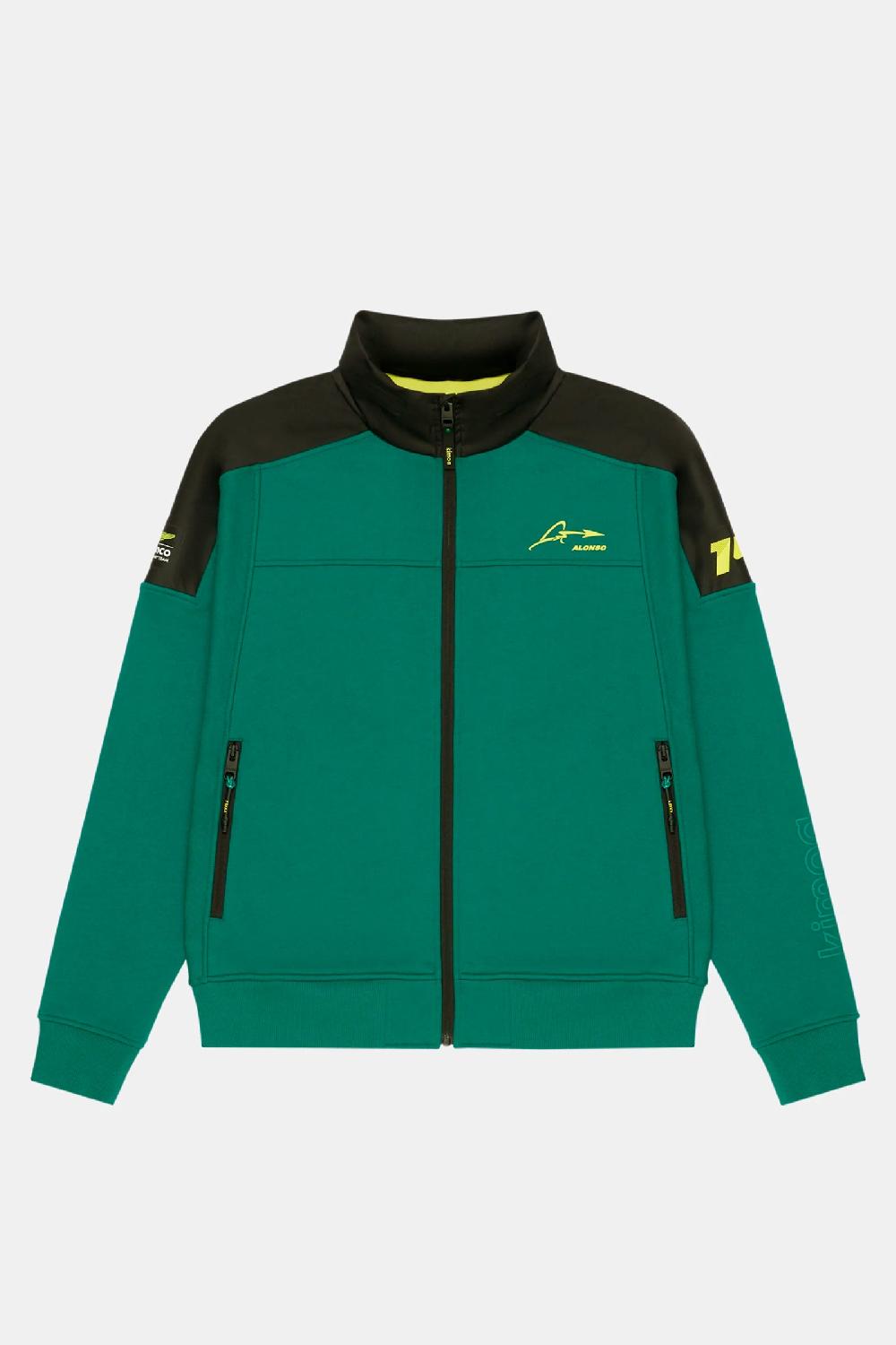 Kimoa Aston Martin F1 Team X Kimoa Bicolor Sweat Jacket Green
