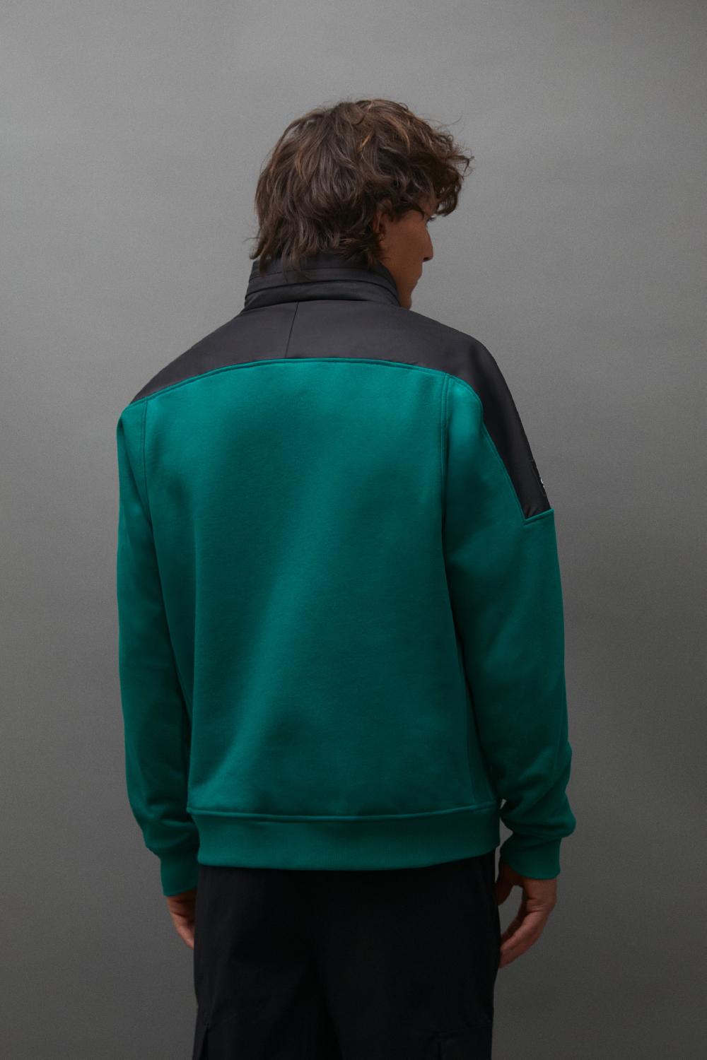 Kimoa Aston Martin F1 Team X Kimoa Bicolor Sweat Jacket Green