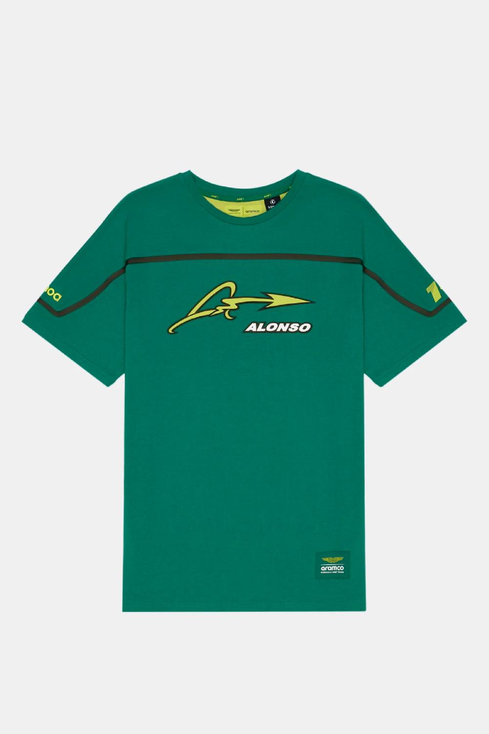 Kimoa Aston Martin F1 Team X Kimoa Heat Sealed Band Tee Green