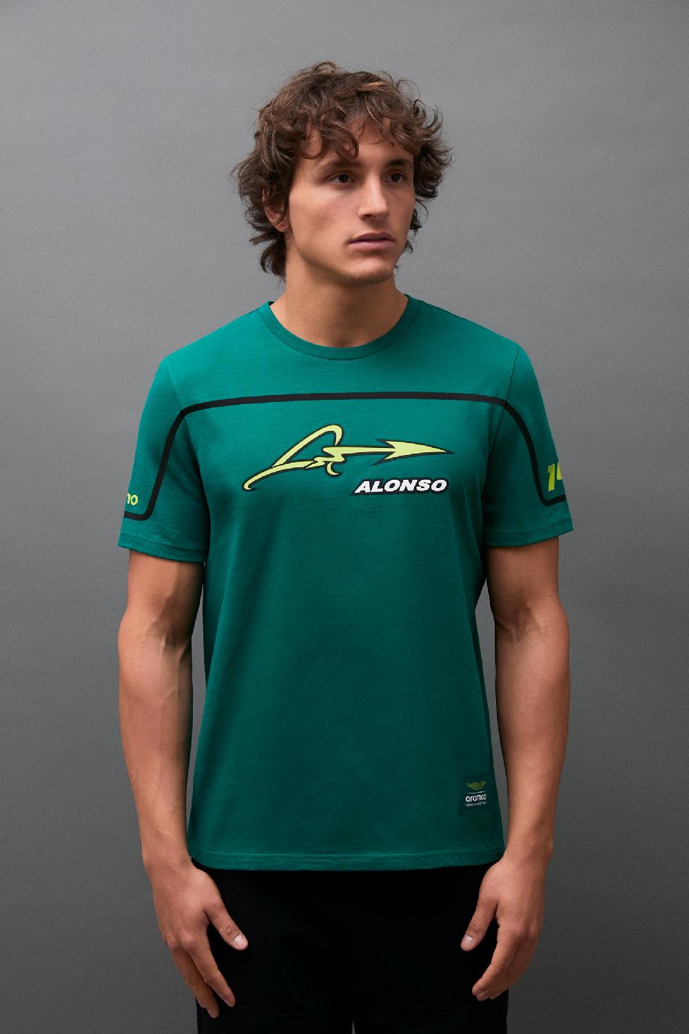 kimoa Aston Martin F1 Team x Kimoa Heat Sealed Band Tee green