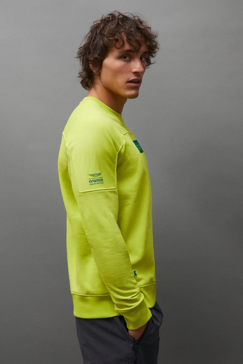 Kimoa Aston Martin F1 Team X Kimoa Kimoa Patch Sweat Lime