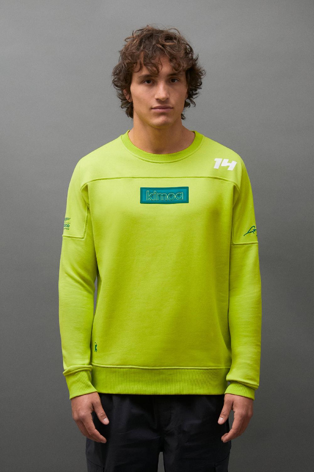 kimoa Aston Martin F1 Team x Kimoa Kimoa Patch Sweat lime