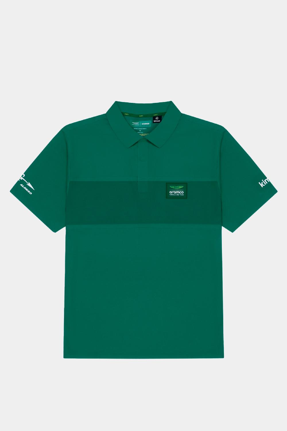 Kimoa Aston Martin F1 Team X Kimoa Minimal Polo Shirt Green