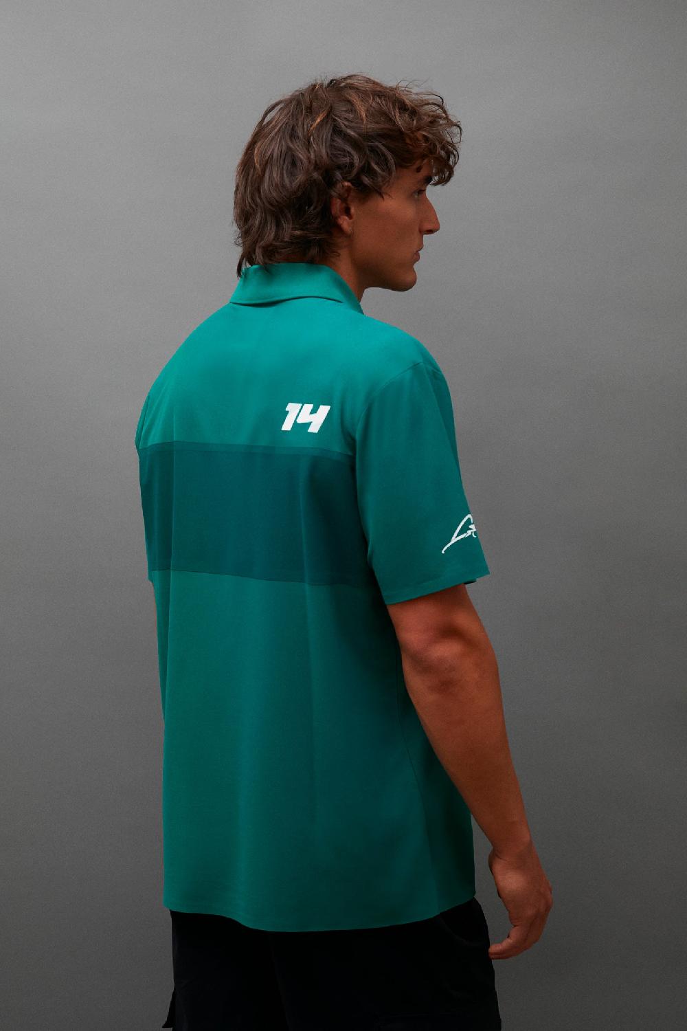 Kimoa Aston Martin F1 Team X Kimoa Minimal Polo Shirt Green