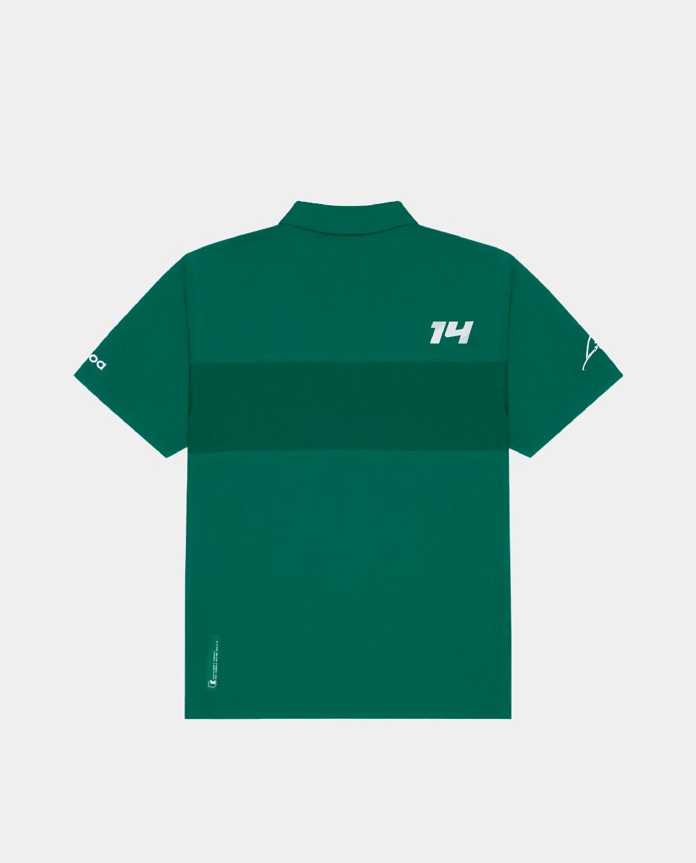 Kimoa Aston Martin F1 Team X Kimoa Minimal Polo Shirt Green