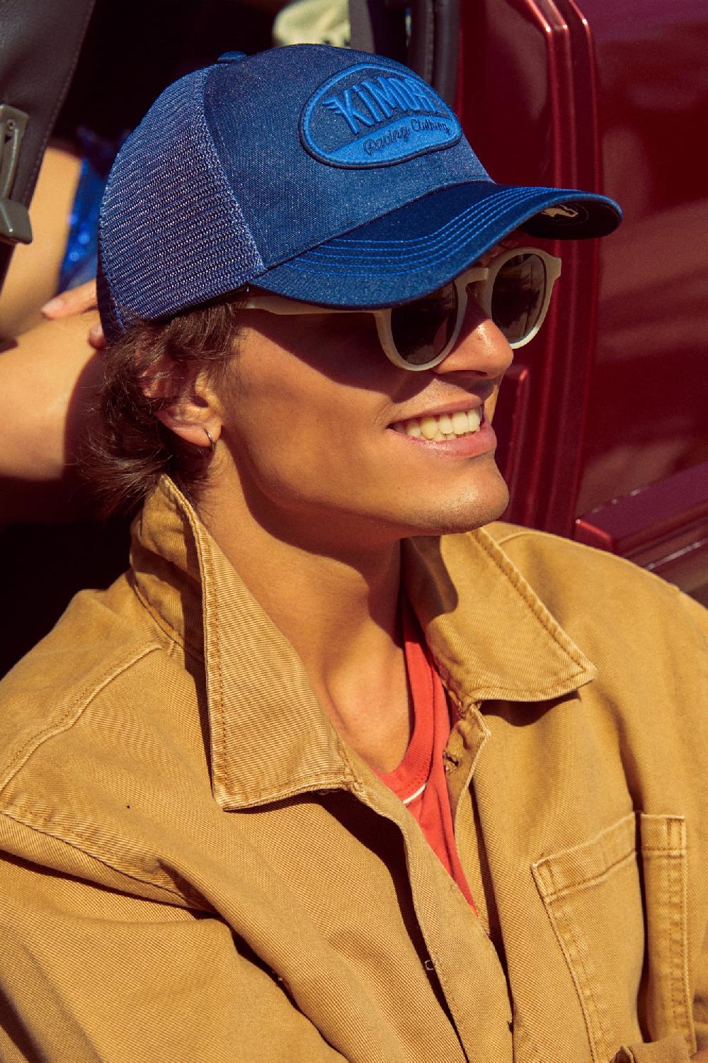 kimoa Gorra Panel Sweat Blue