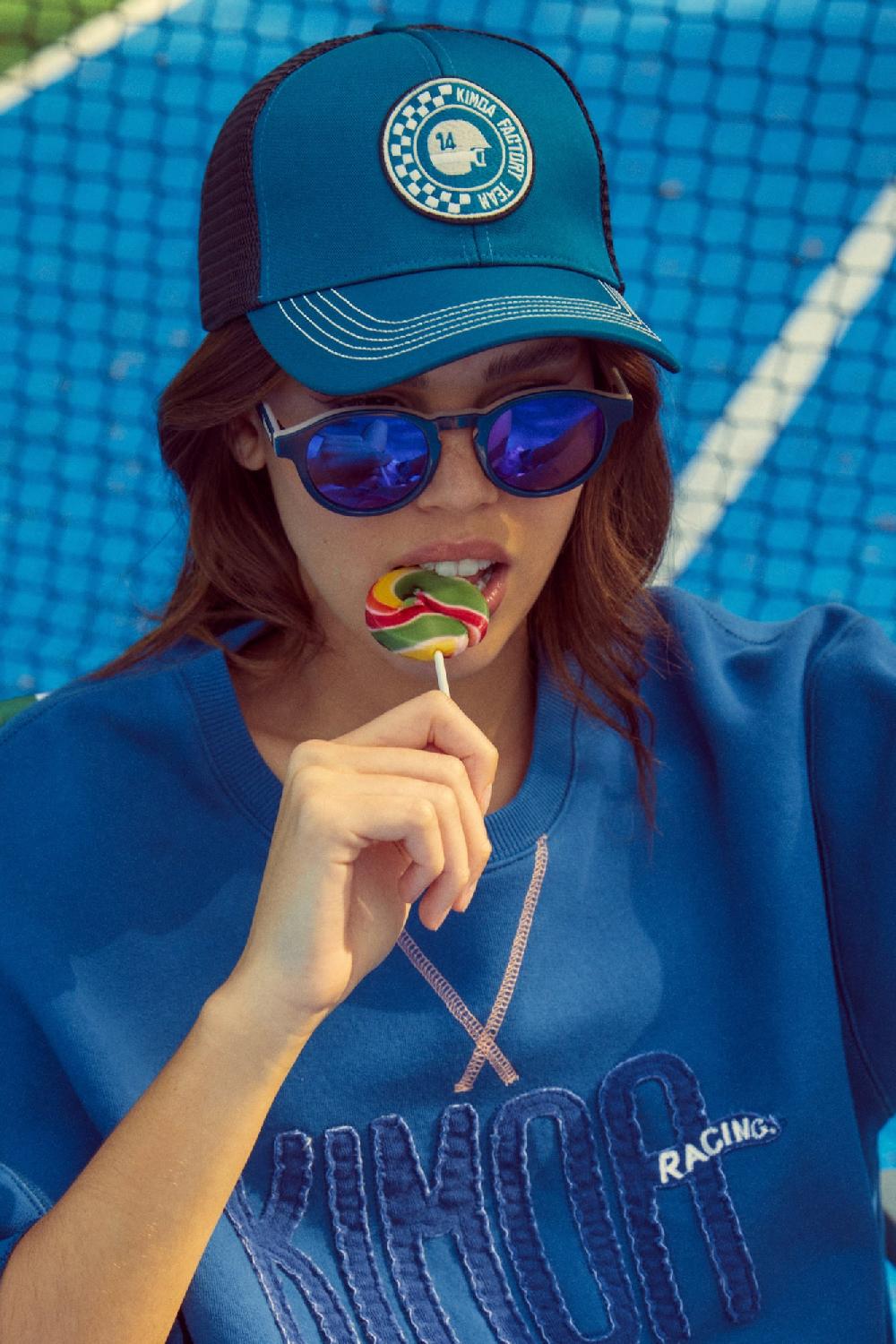 Kimoa Gorra Racing Patch Blue