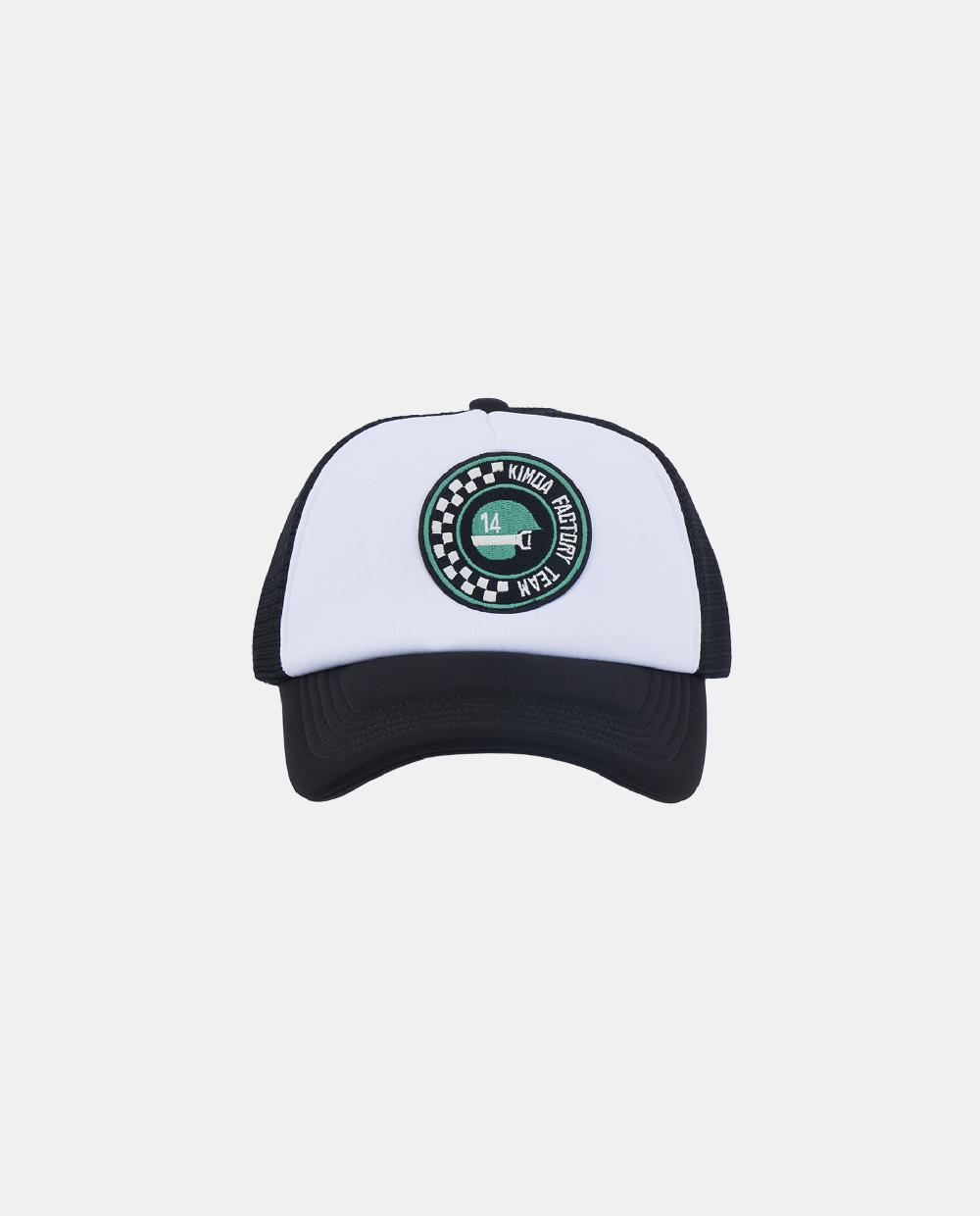 Kimoa Gorra Racing Patch White