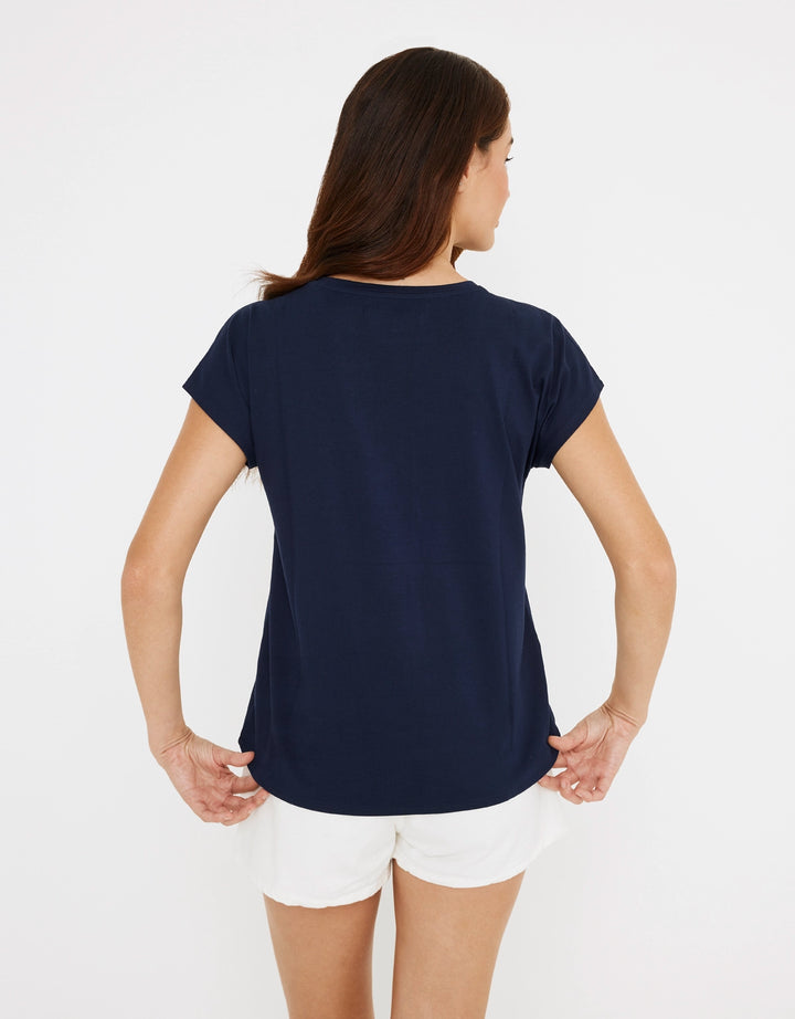 Koala Bay Camiseta Manga Corta Azul Marino- Pelzoflor