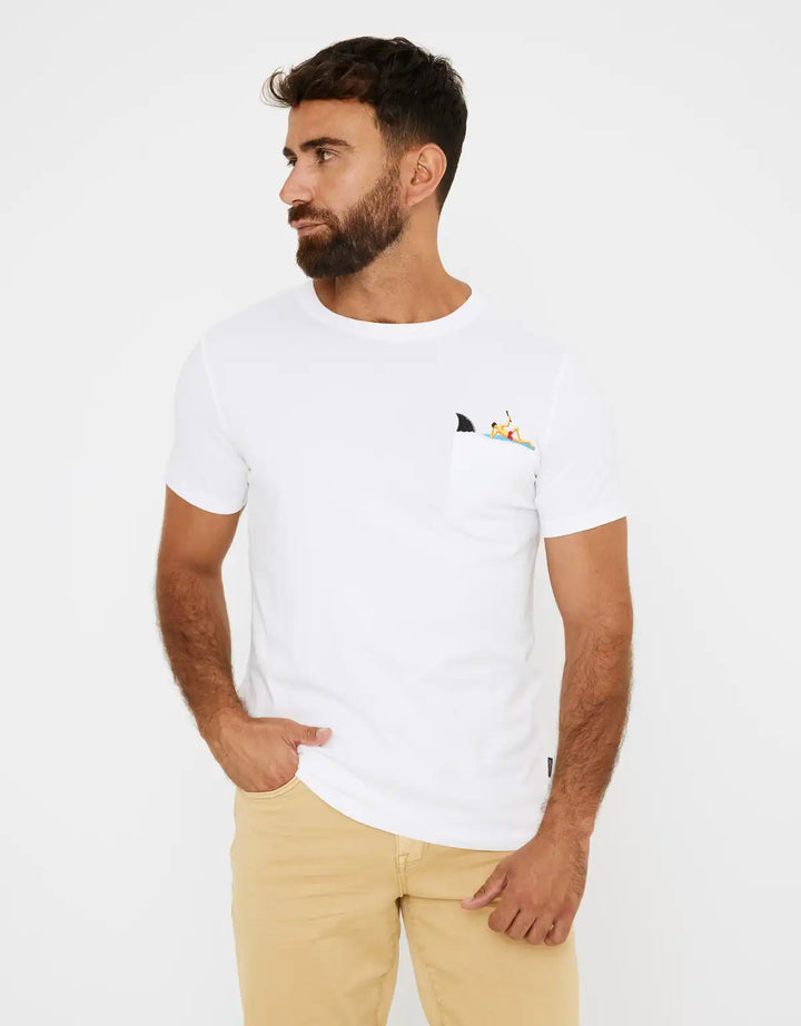 koala bay Camiseta Manga Corta Bordado Bolsillo - Barrol