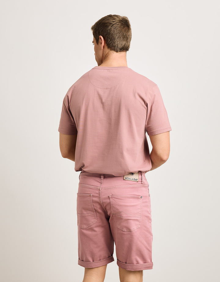 Koala Bay Camiseta Manga Corta Rosa Ceniza - Monquecito