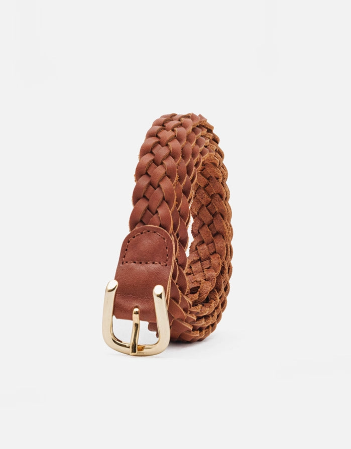 Koala Bay Cinturón Trenzado Piel Con Hebilla - Katrina