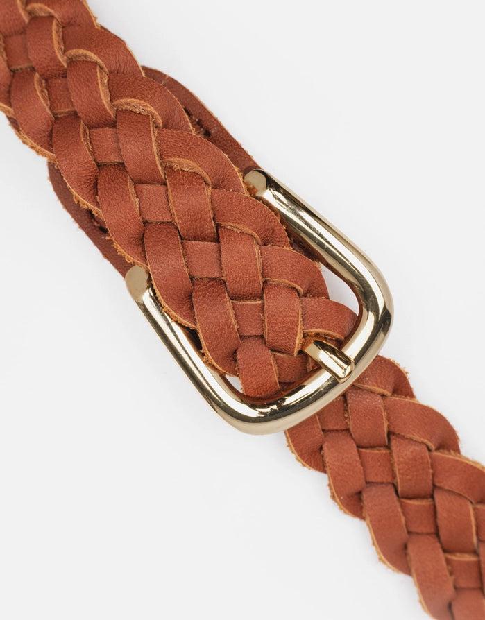 Koala Bay Cinturón Trenzado Piel Con Hebilla - Katrina