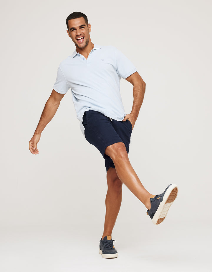 Koala Bay Bermuda Algodón Azul Marino - Nafio