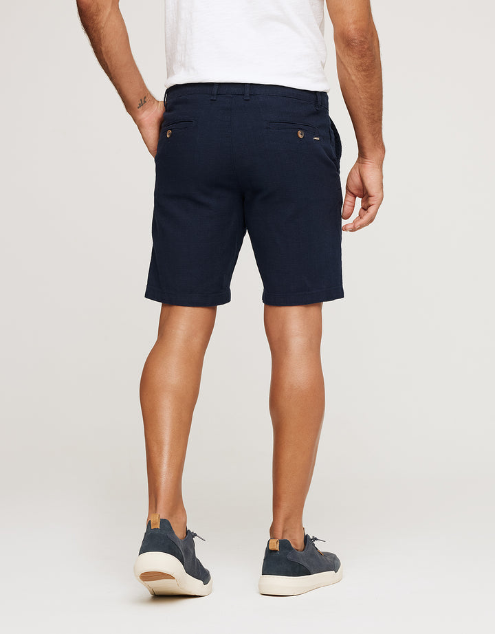 Koala Bay Bermuda Algodón Azul Marino - Nafio