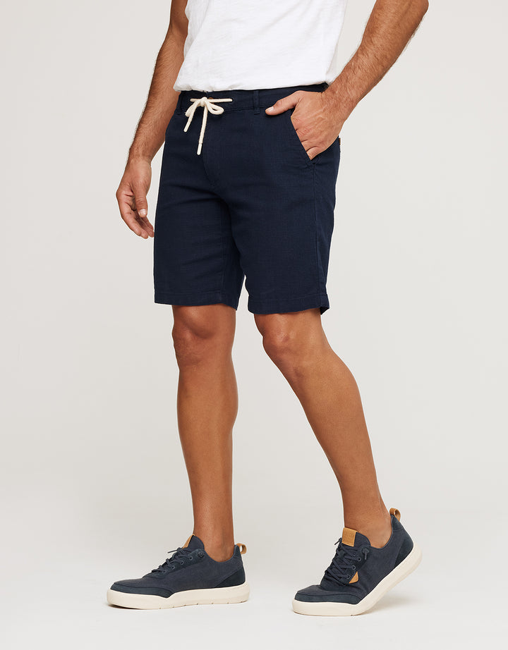 Koala Bay Bermuda Algodón Azul Marino - Nafio