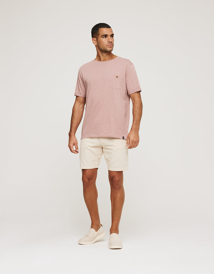 Koala Bay Bermuda Algodón Beige - Nafio