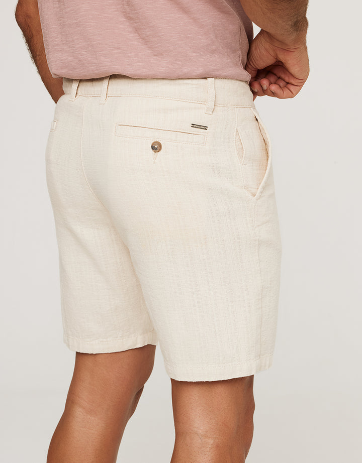 Koala Bay Bermuda Algodón Beige - Nafio