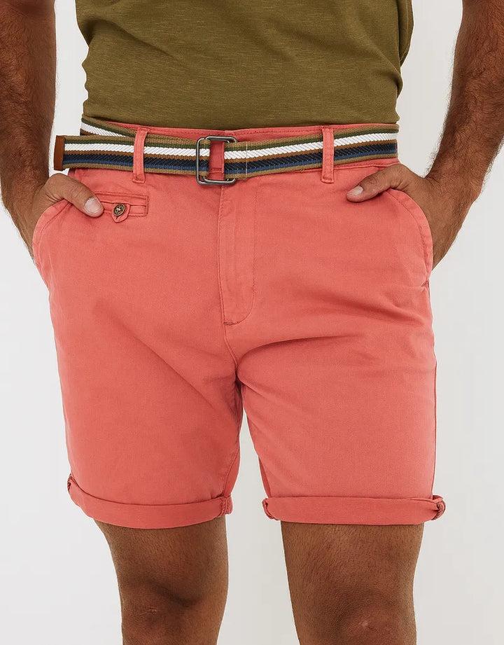 Koala Bay Bermuda Algodón Cinturón Coral - Esteban