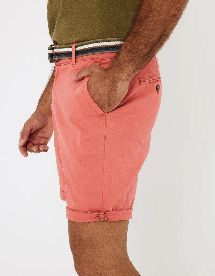 Koala Bay Bermuda Algodón Cinturón Coral - Esteban
