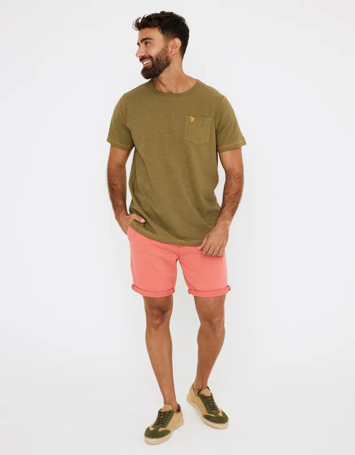 koala bay Bermuda algodón cinturón coral - Esteban